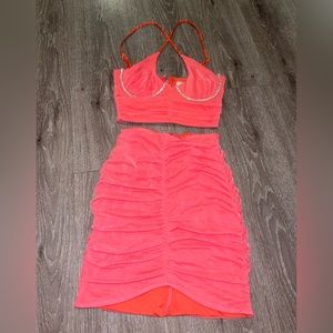 Peach 2 piece set from oh Polly